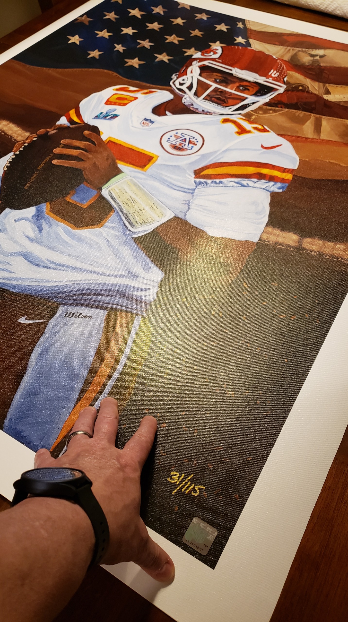 Chiefs Patrick Mahomes Canvas Art