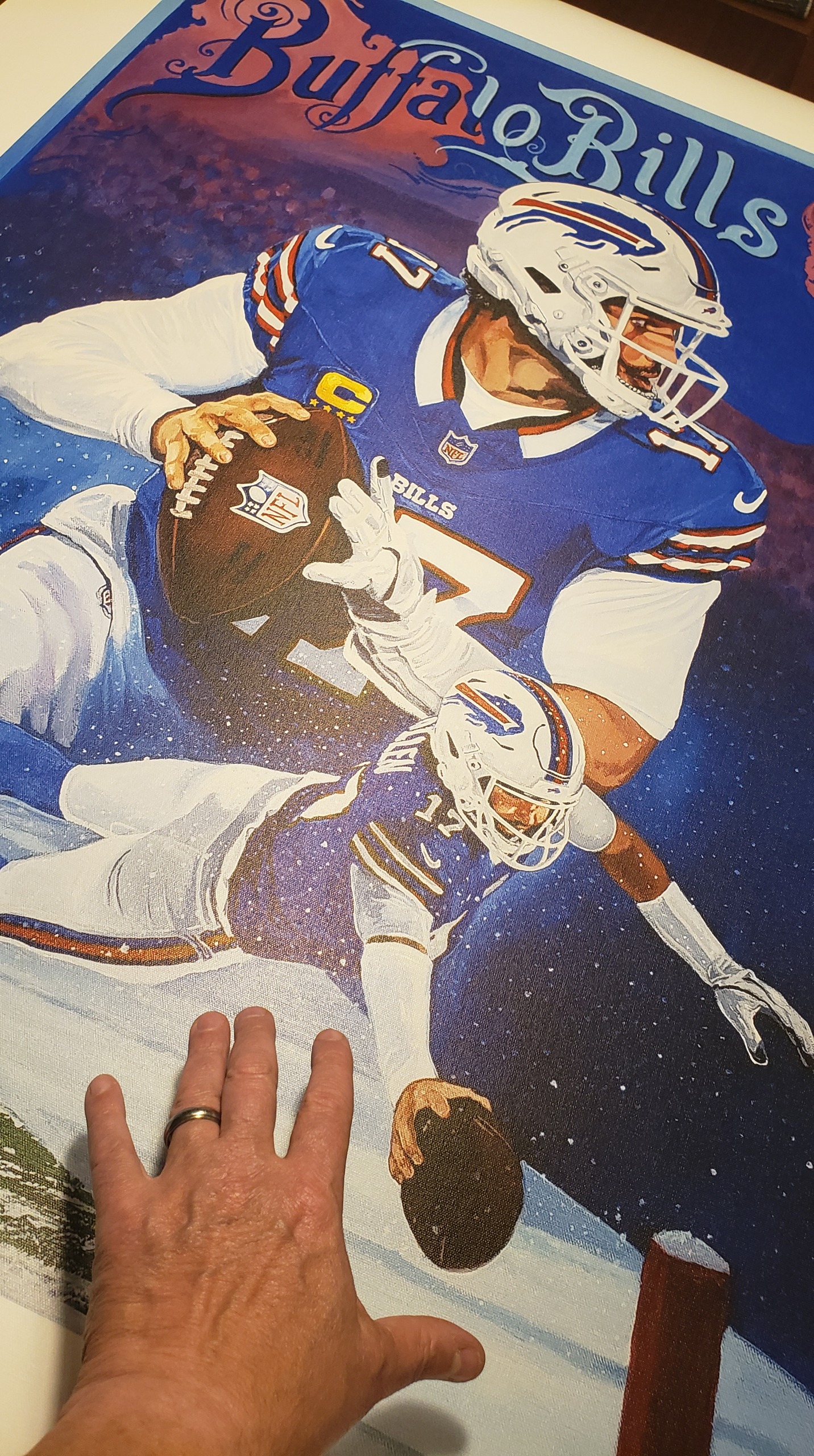Buffalo Bills Josh Allen NFL Art