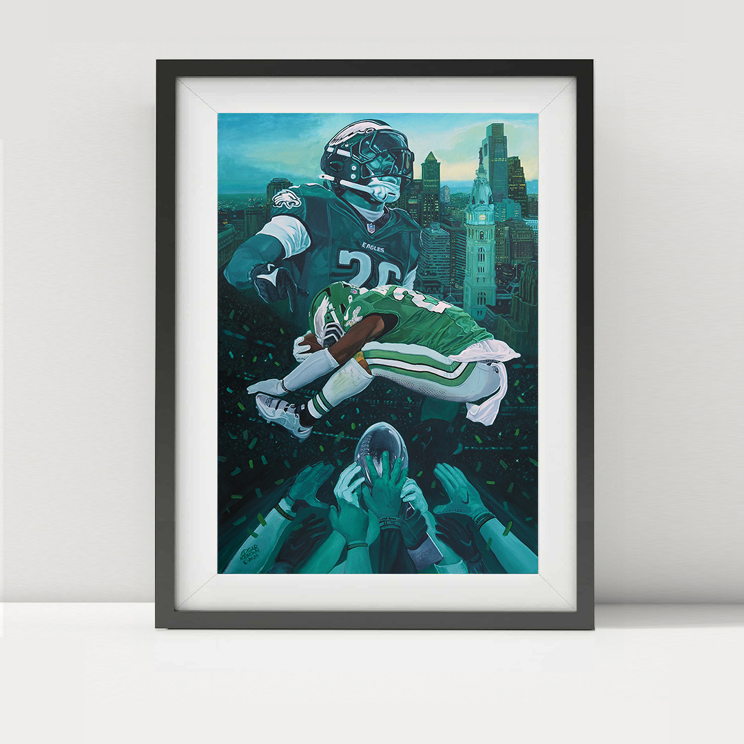 Eagles Saquon Fine Art