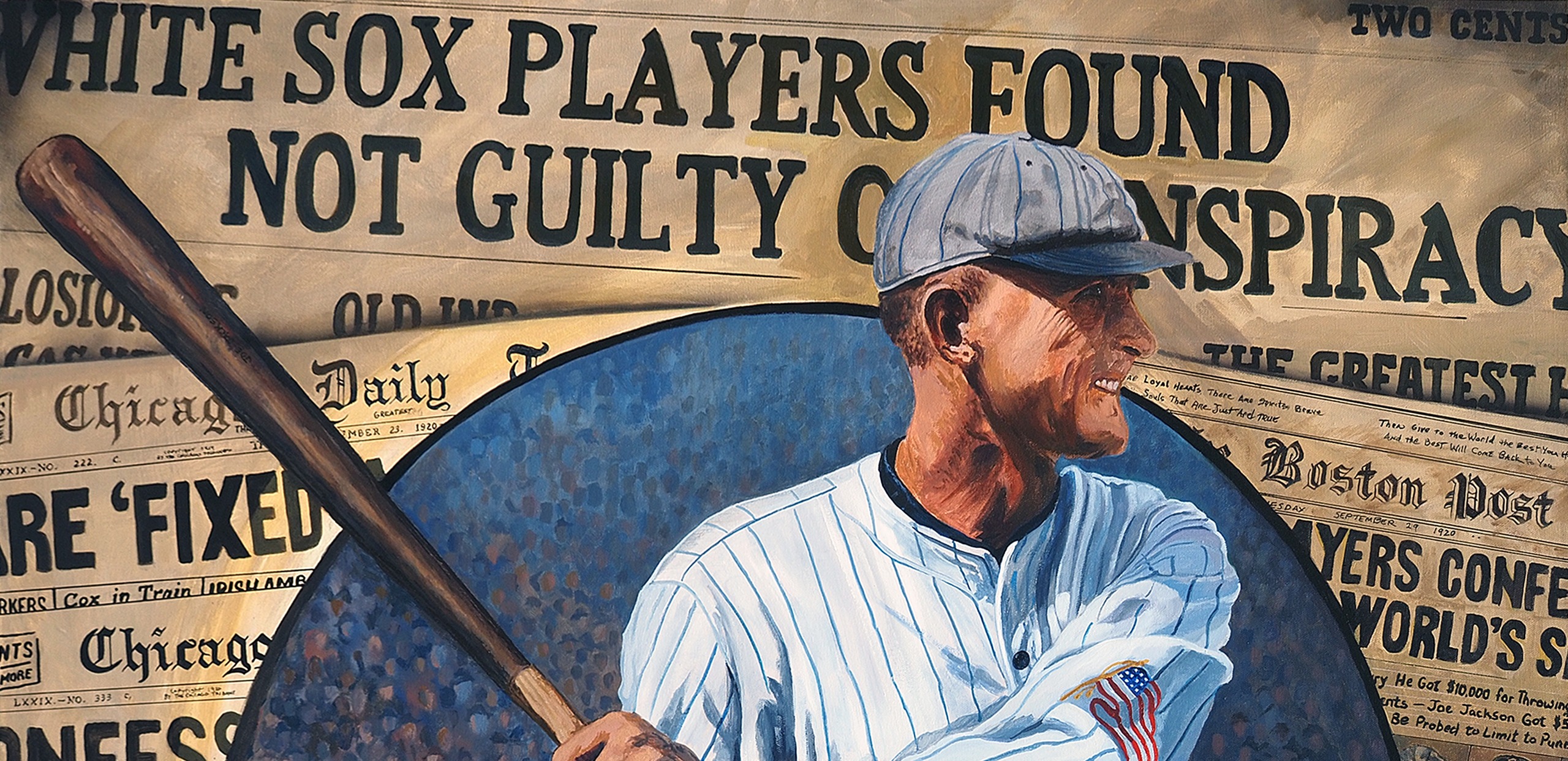 Shoeless Joe Jackson – Not Guilty Painting