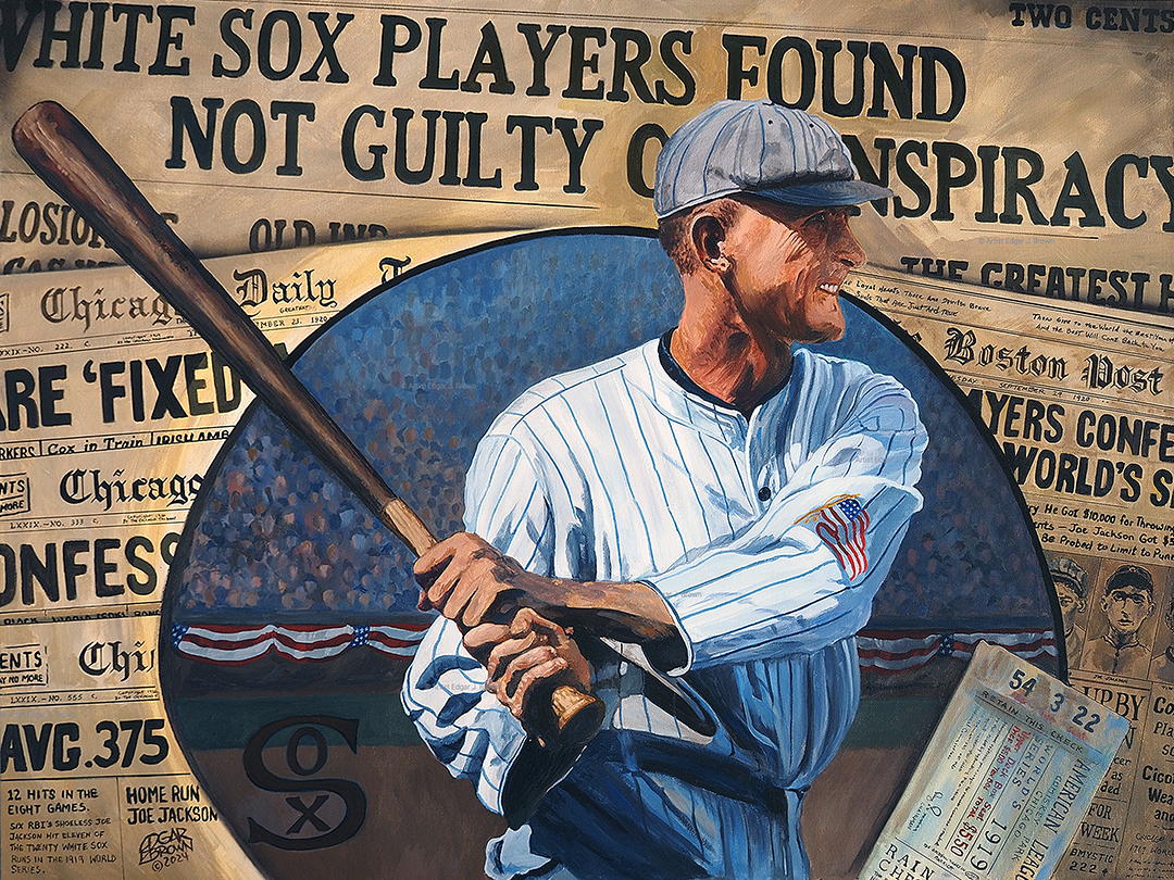 Shoeless Joe Jackson Art