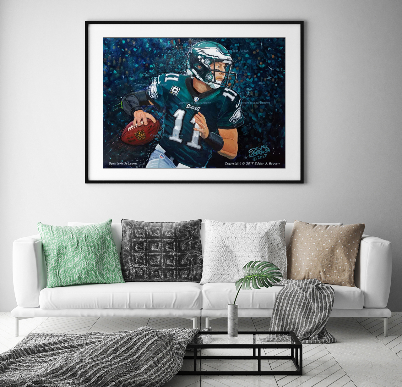 Eagles Carson Wentz Art