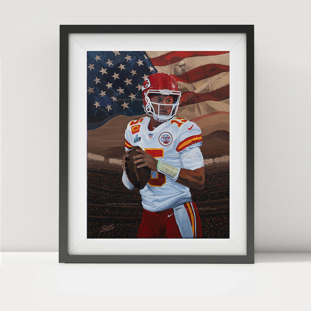 Chiefs Patrick Mahomes MVP Print