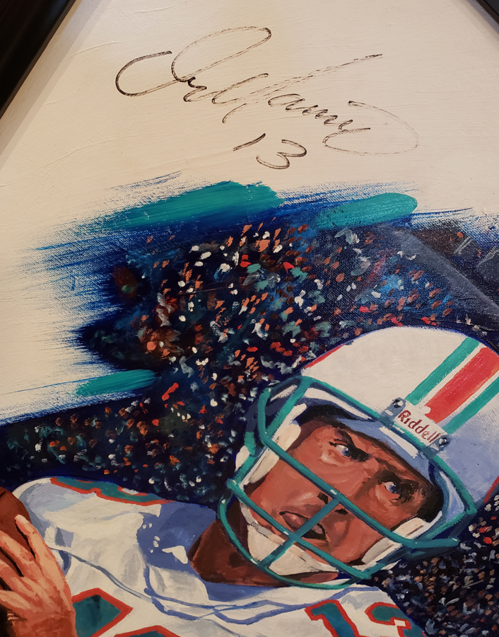 Miami Dolphins Dan Marino Original Painting