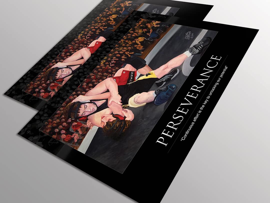 Wrestling Perseverance Print