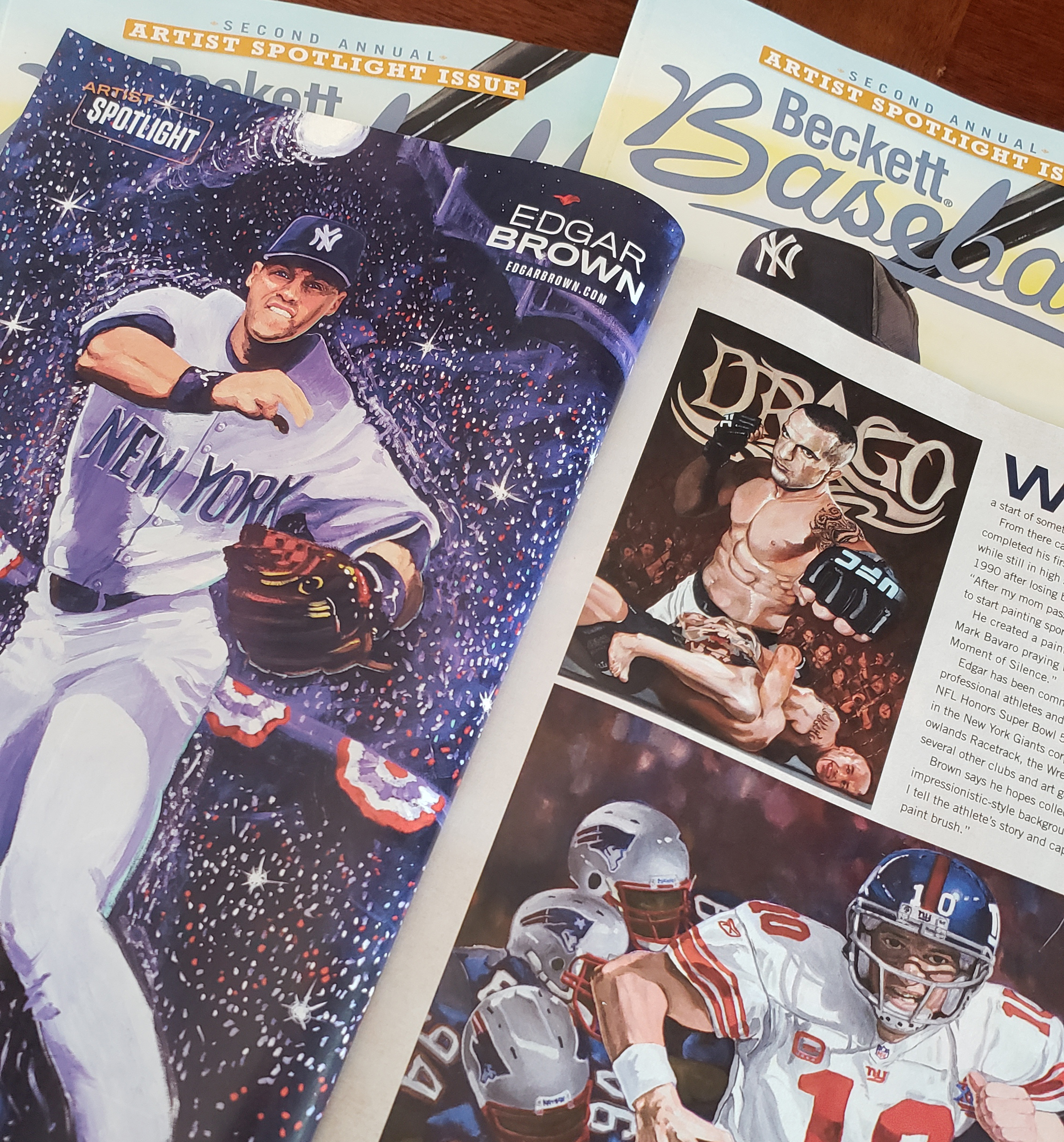 Sports Artist Edgar Brown Beckett Spotlight