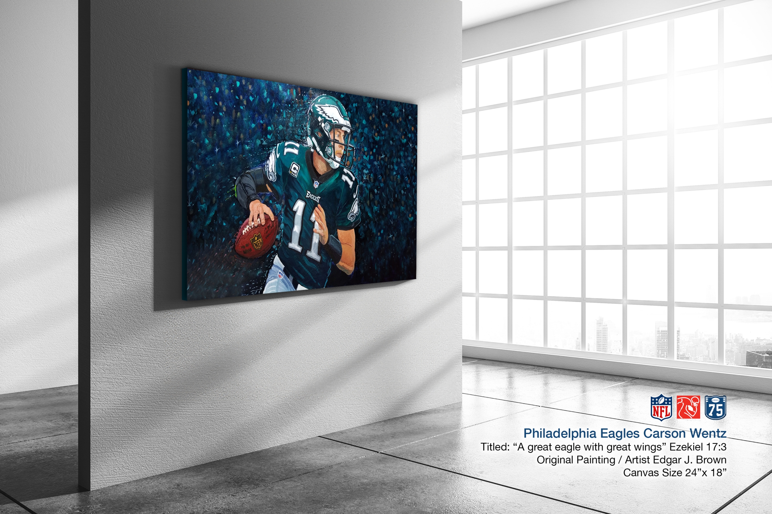 Philadelphia Eagles Original Fine Art
