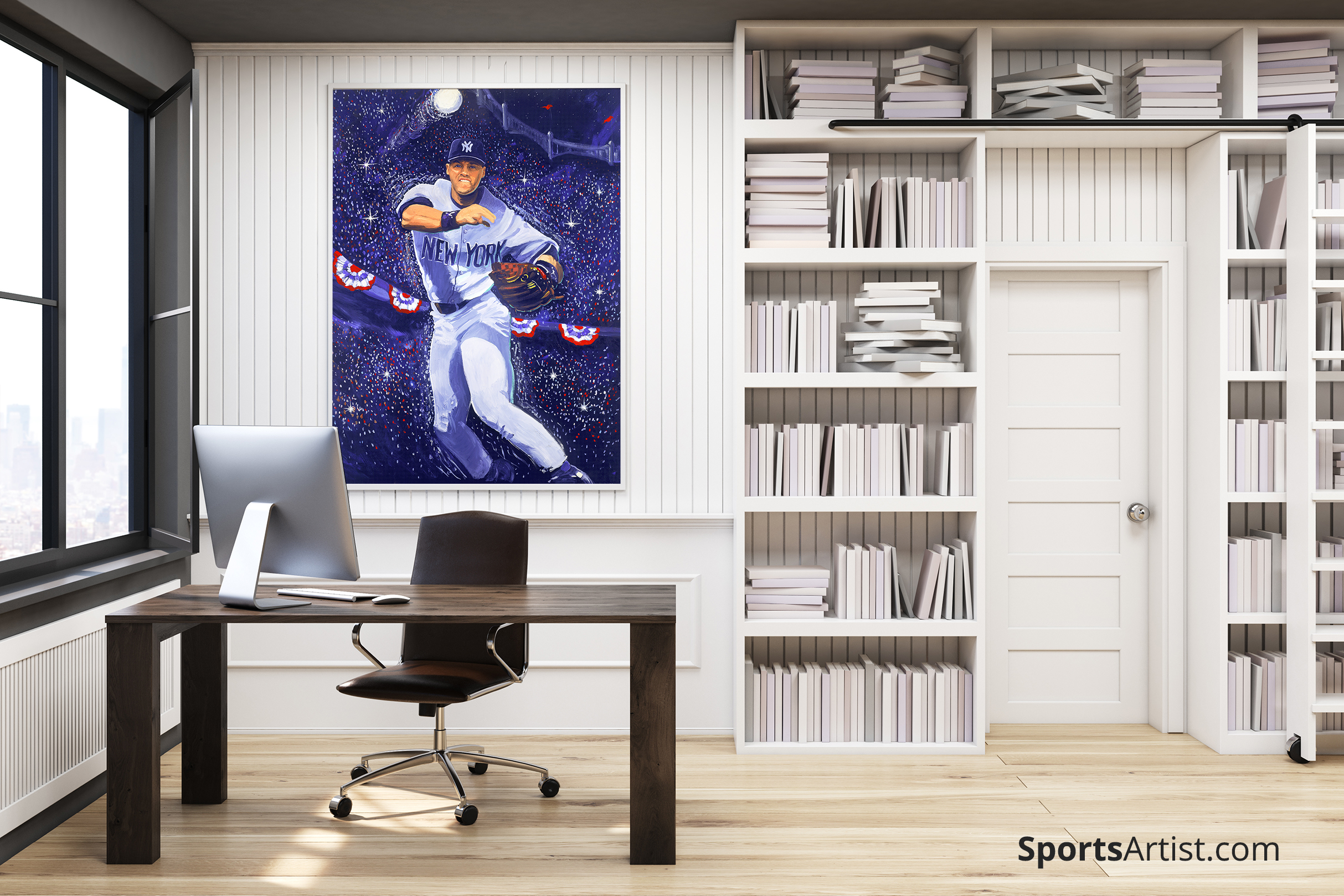 Derek Jeter Office Art