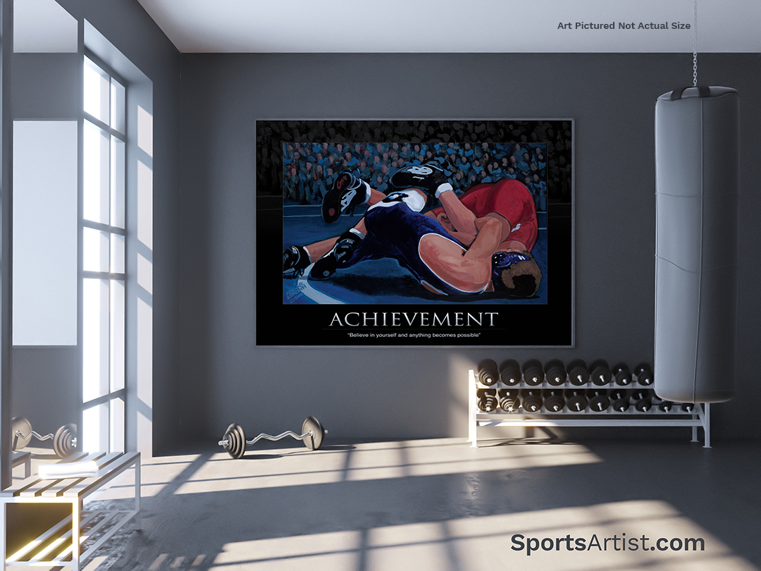 Wrestling Achievement Print