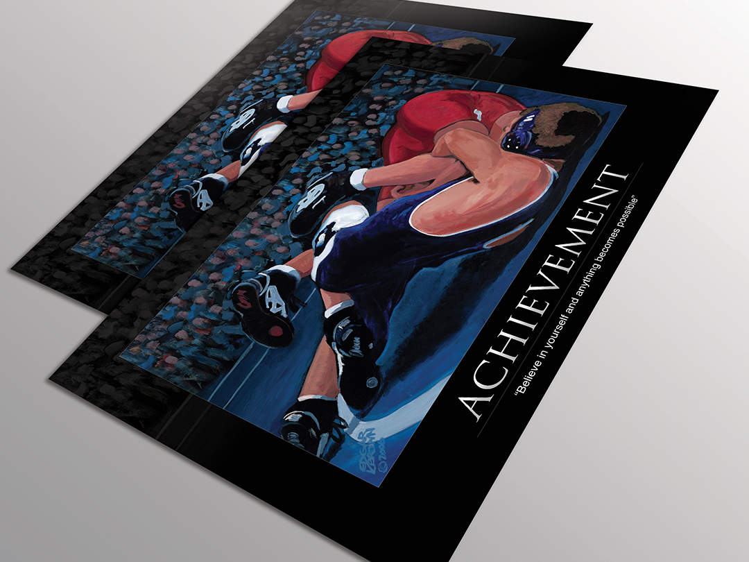 Wrestling Achievement Print