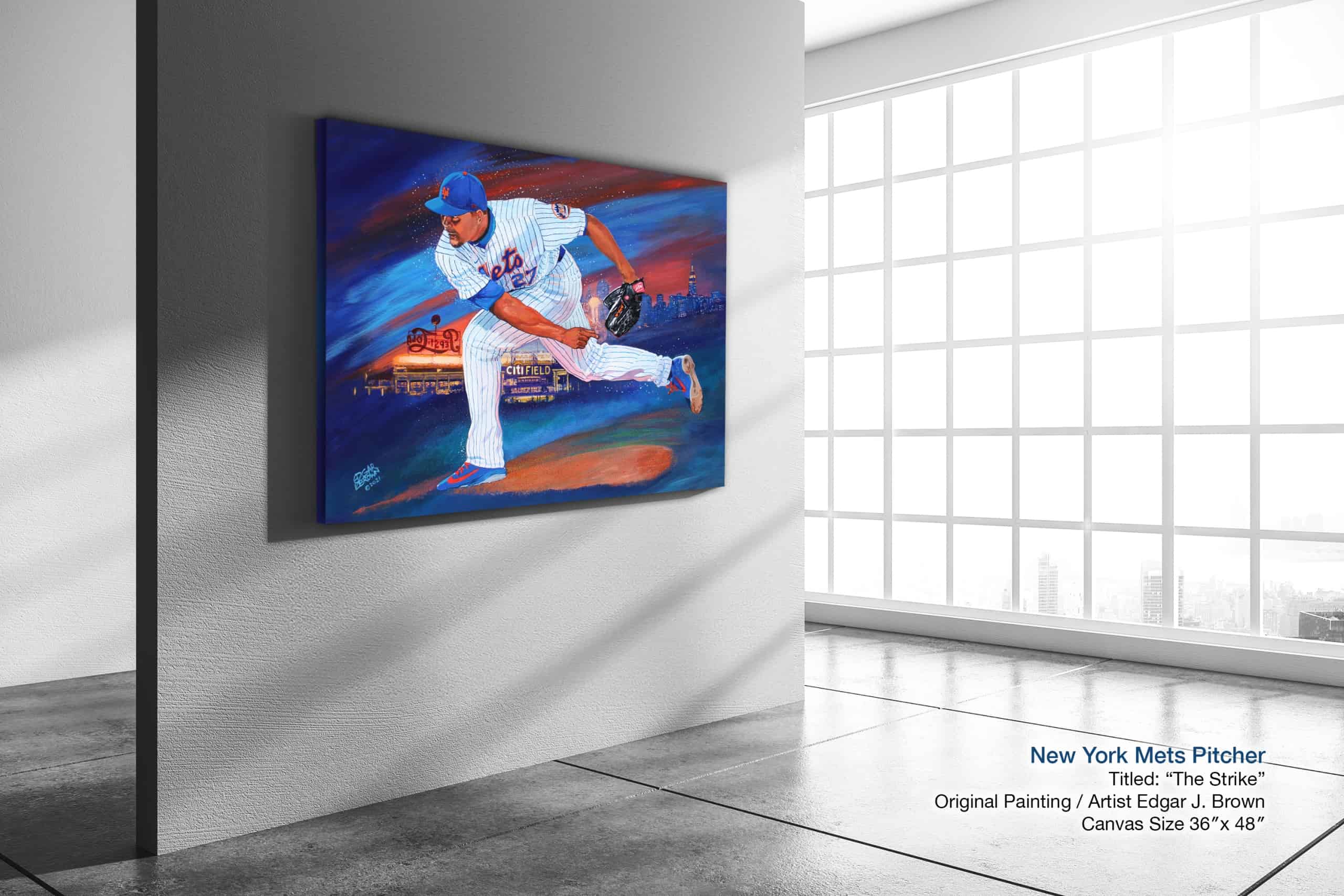 New York Mets Original Painting