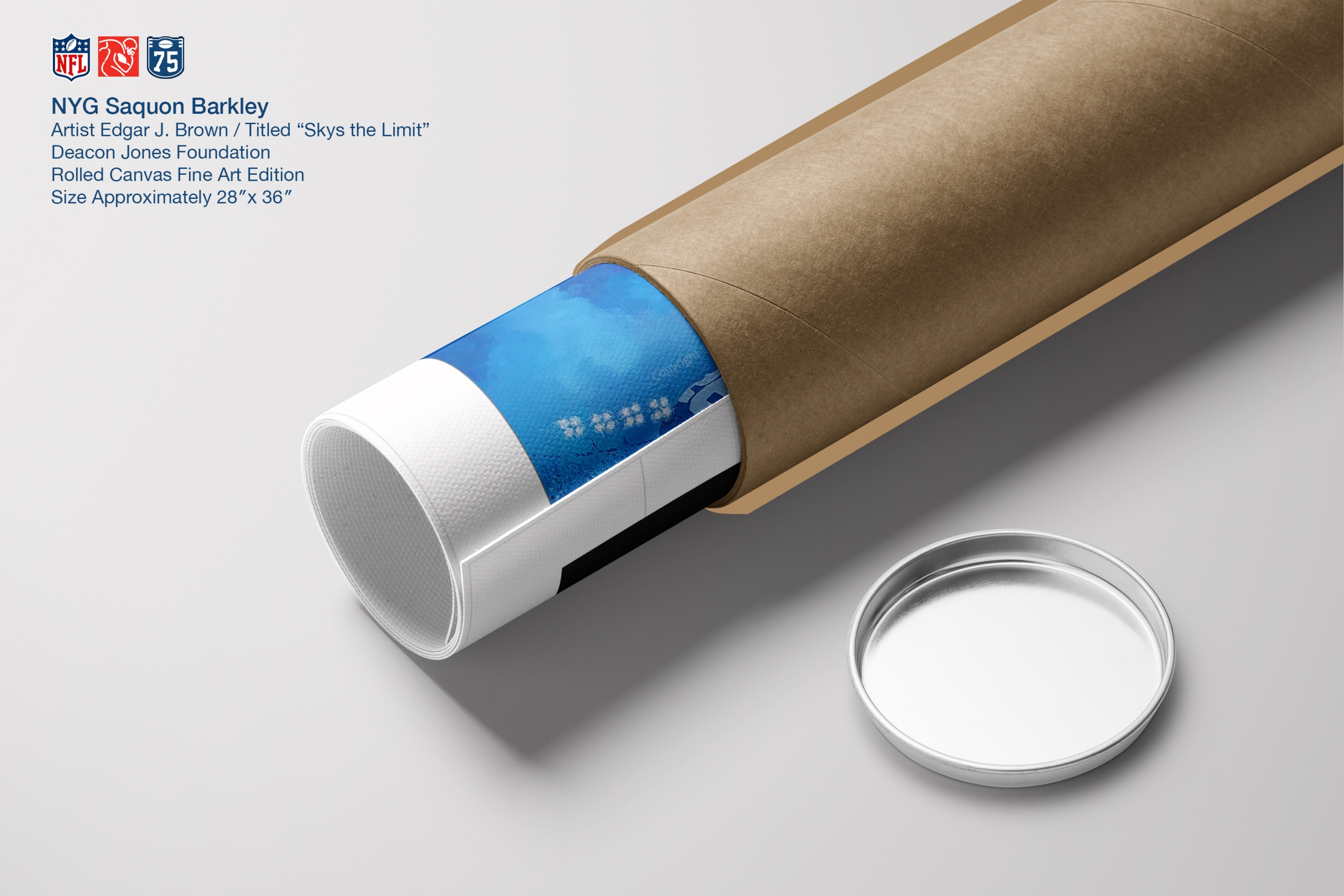 NYG Art shipped in tube