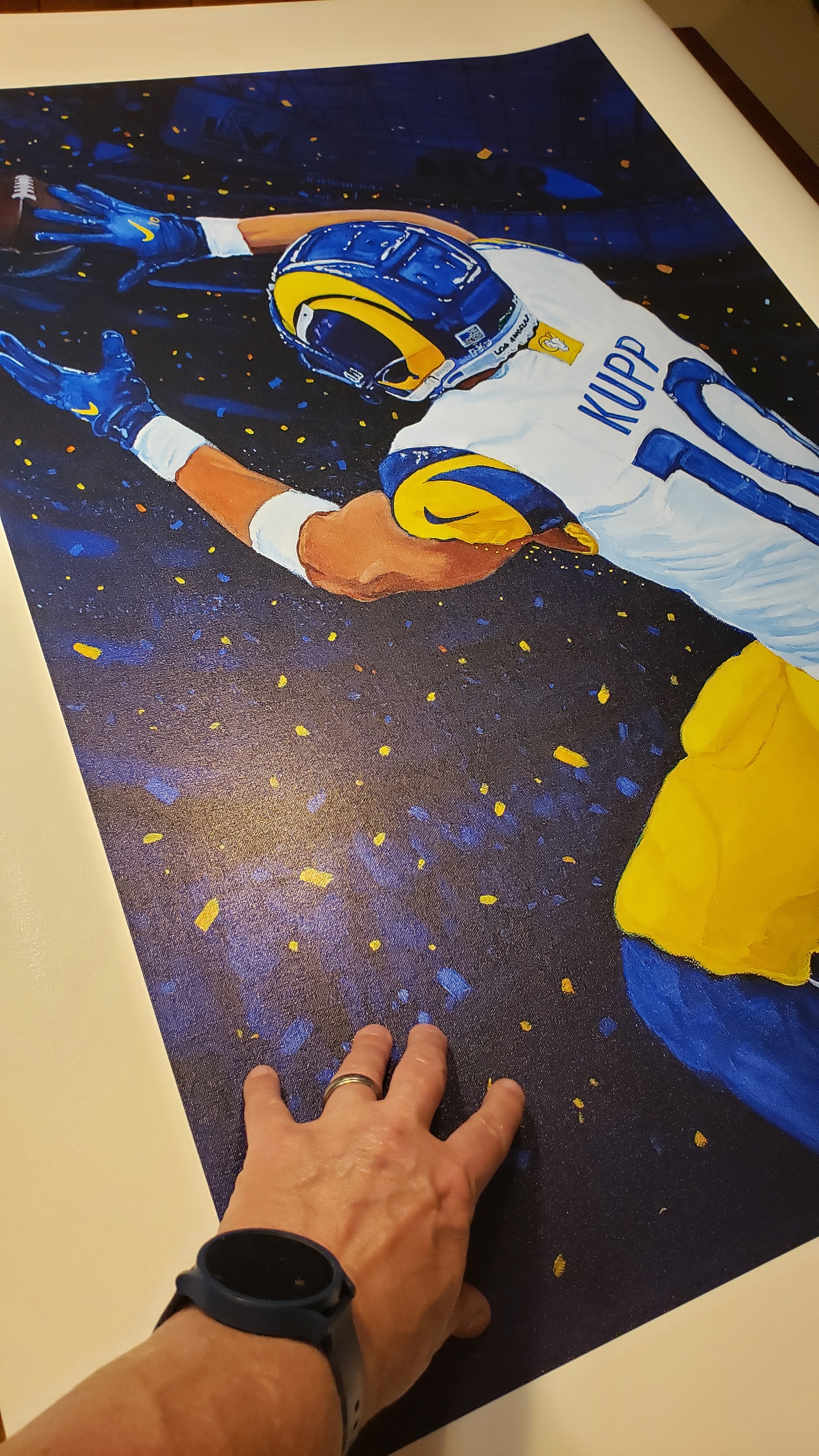 Rams Canvas Actual Size