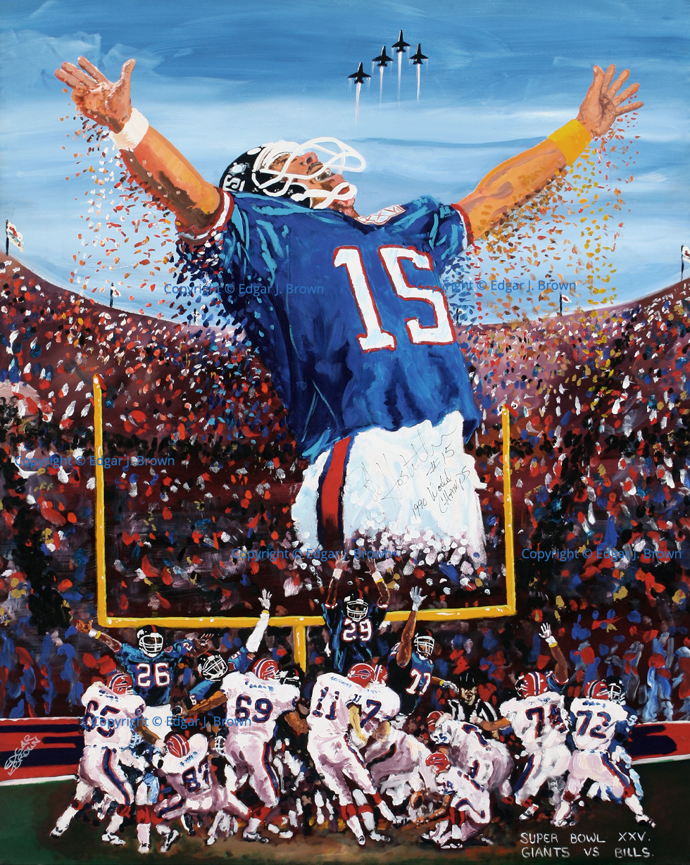 Triumph in Tampa: NY Giants’ Super Bowl XXV Fine Art