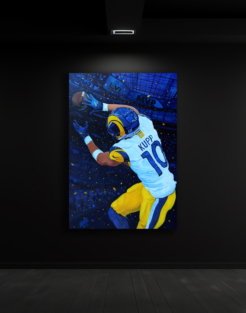 Rams Cooper Kupp MVP Original Painting