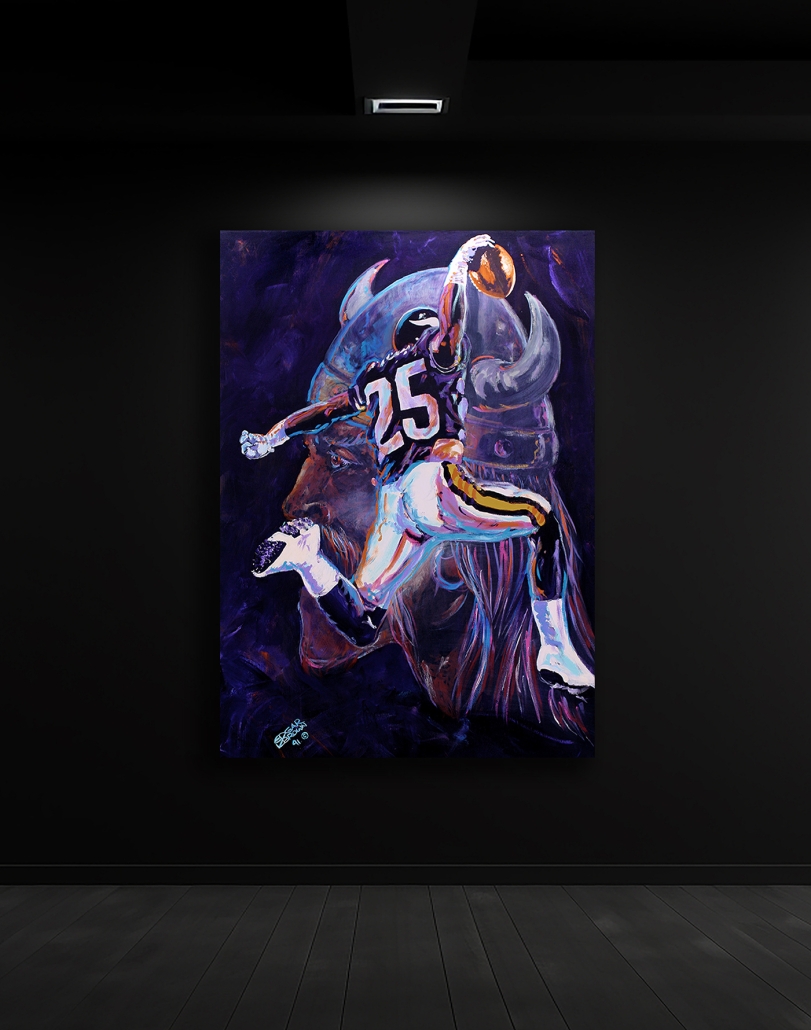 Minnesota Vikings Original Painting