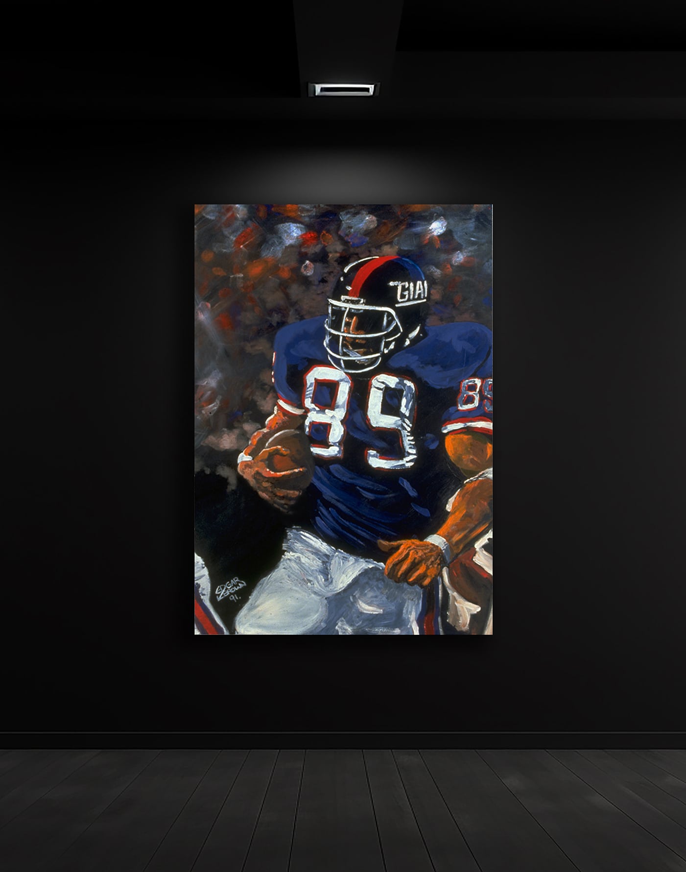 Mark Bavaro NY Giants #89 Original Painting