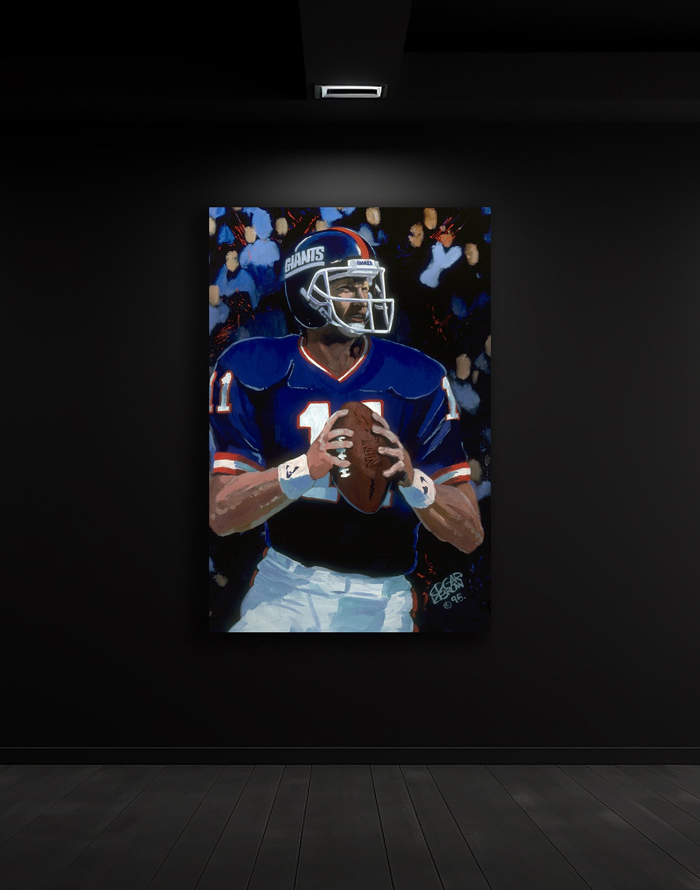 Phil Simms New York Giants #11 Original Painting