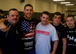 Edgar Brown, UFC Champ Chris Weidman, Eddie, Bryan and Jimmy