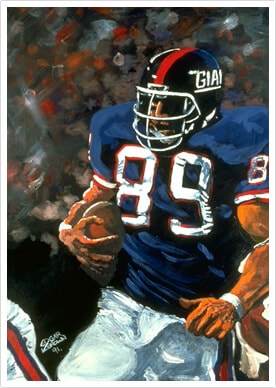 Mark Bavaro Football Painting
