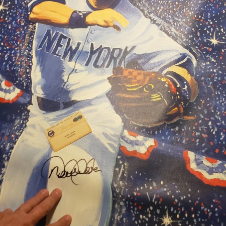 NY Yankees Derek Jeter MVP Art