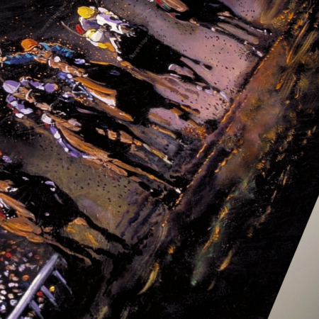 Horse Racing Canvas