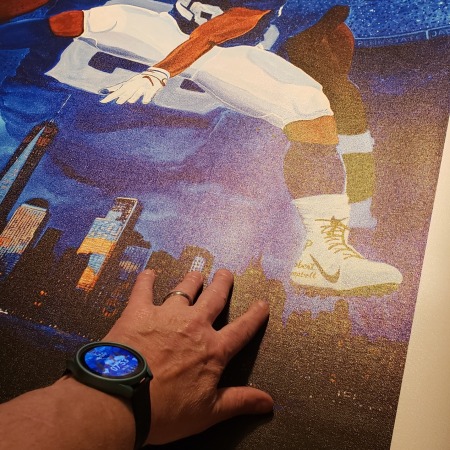 NYG Saquon Barkley Fine Art Canvas