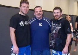 Edgar Brown and MMA Fighters Dan and Jim Miller