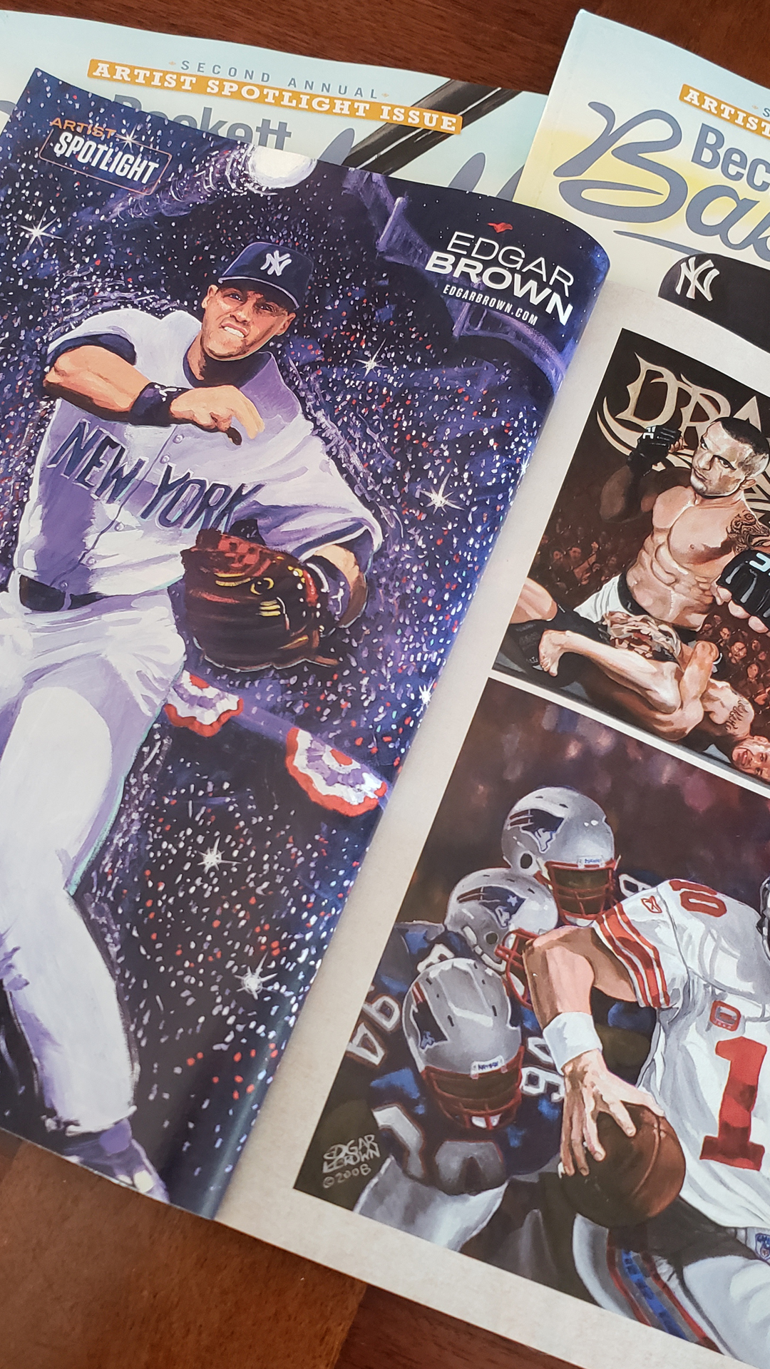 Beckett Sports Artist Edgar Brown Spotlight