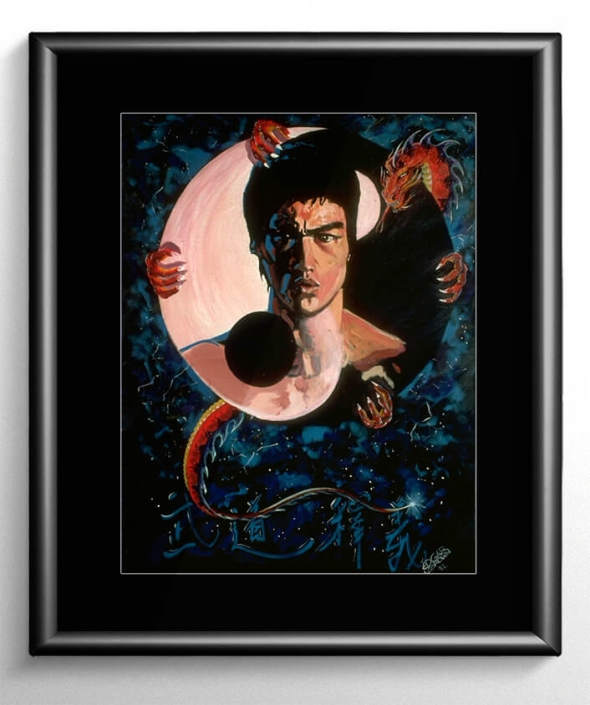 Bruce Lee Painting
