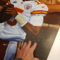 Chiefs Canvas Giclee Actual Size