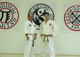 Sensei Brian Long and Edgar Brown