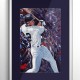 NY Yankees Derek Jeter Sports Art