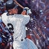 NY Yankees Derek Jeter Artwork