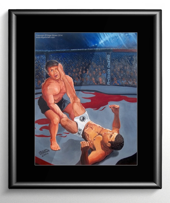 Renzo Gracie Brazilian Jiu Jitsu Painting