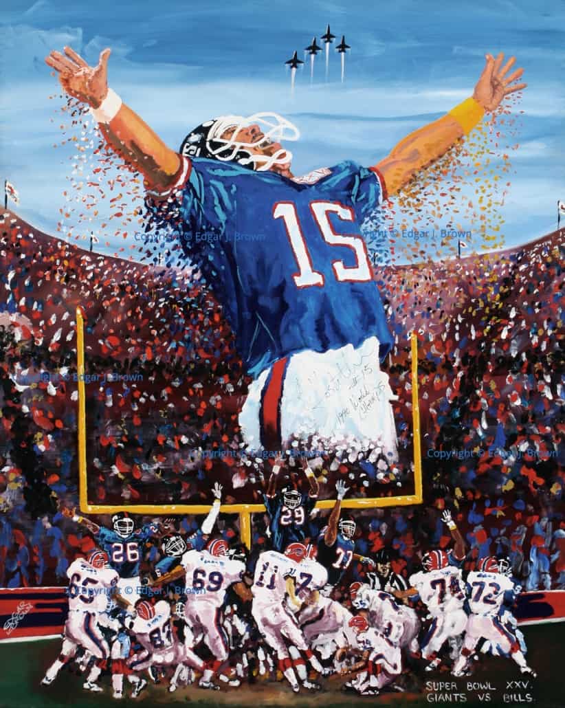 Sports Art Paintings by Sports Artist Edgar J. Brown