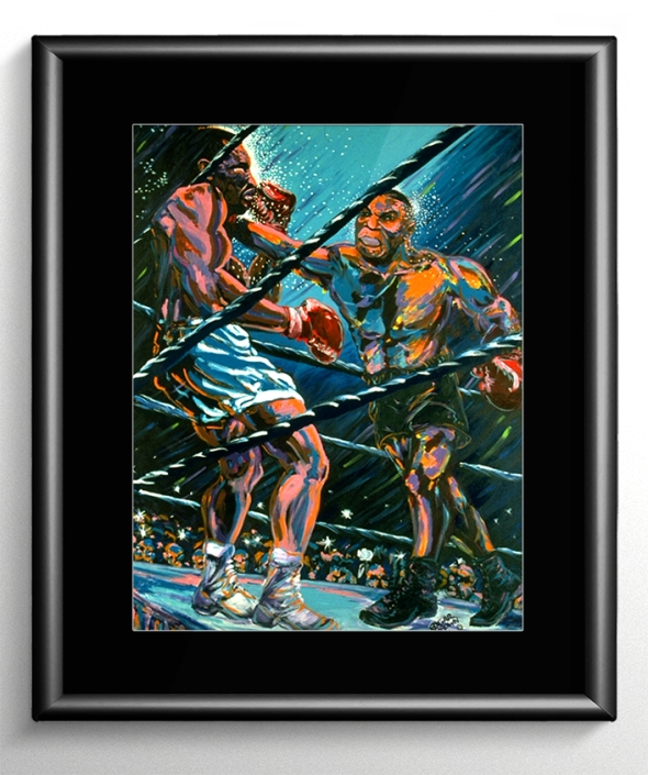 Tyson Vs Holyfield Boxing Art