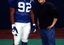 Edgar Brown and Michael Strahan