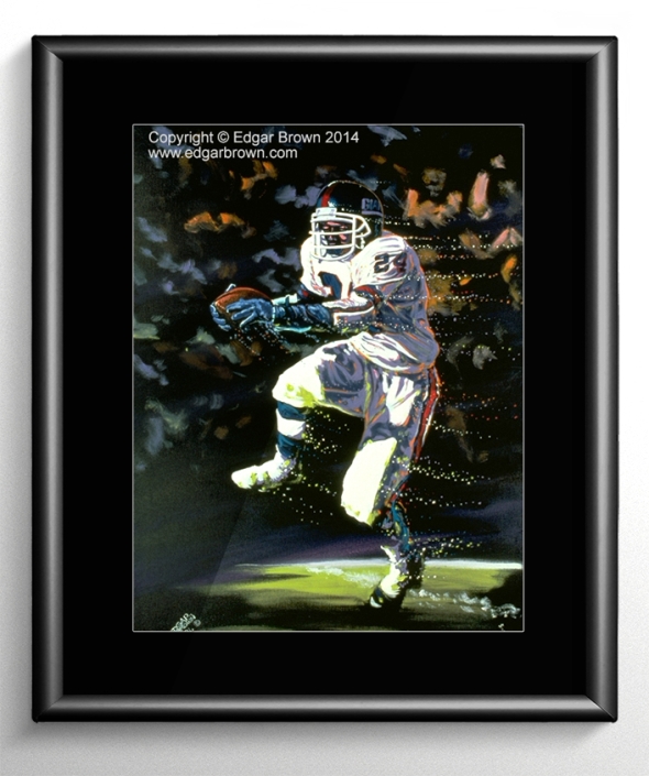 Ottis Anderson Football Painting