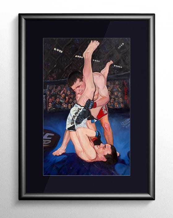 MMA Painting The Arm Bar