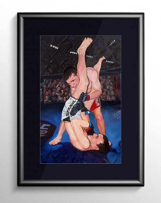 MMA Painting MMA Painting The Arm Bar