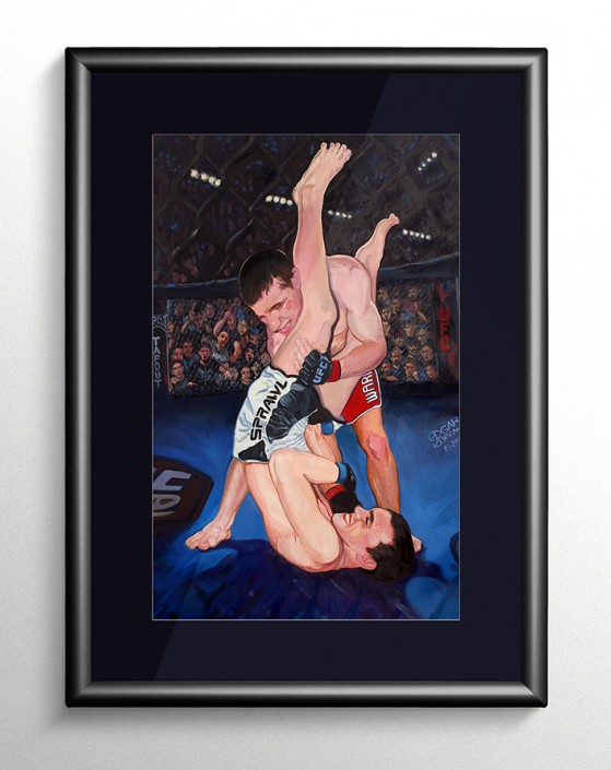 MMA Painting The Arm Bar